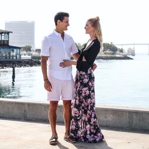 Show me your mumu floral maxi skirt size XS